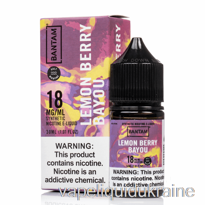 Vape Liquid Ukraine Lemon Berry Bayou - Bantam SALTS - 30mL 48mg